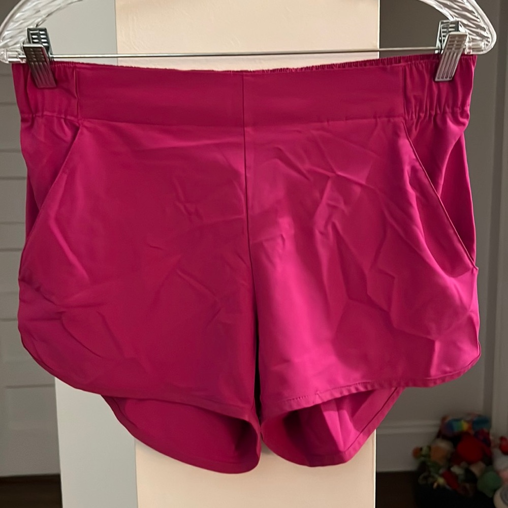 Columbia shorts, pink, workout shorts